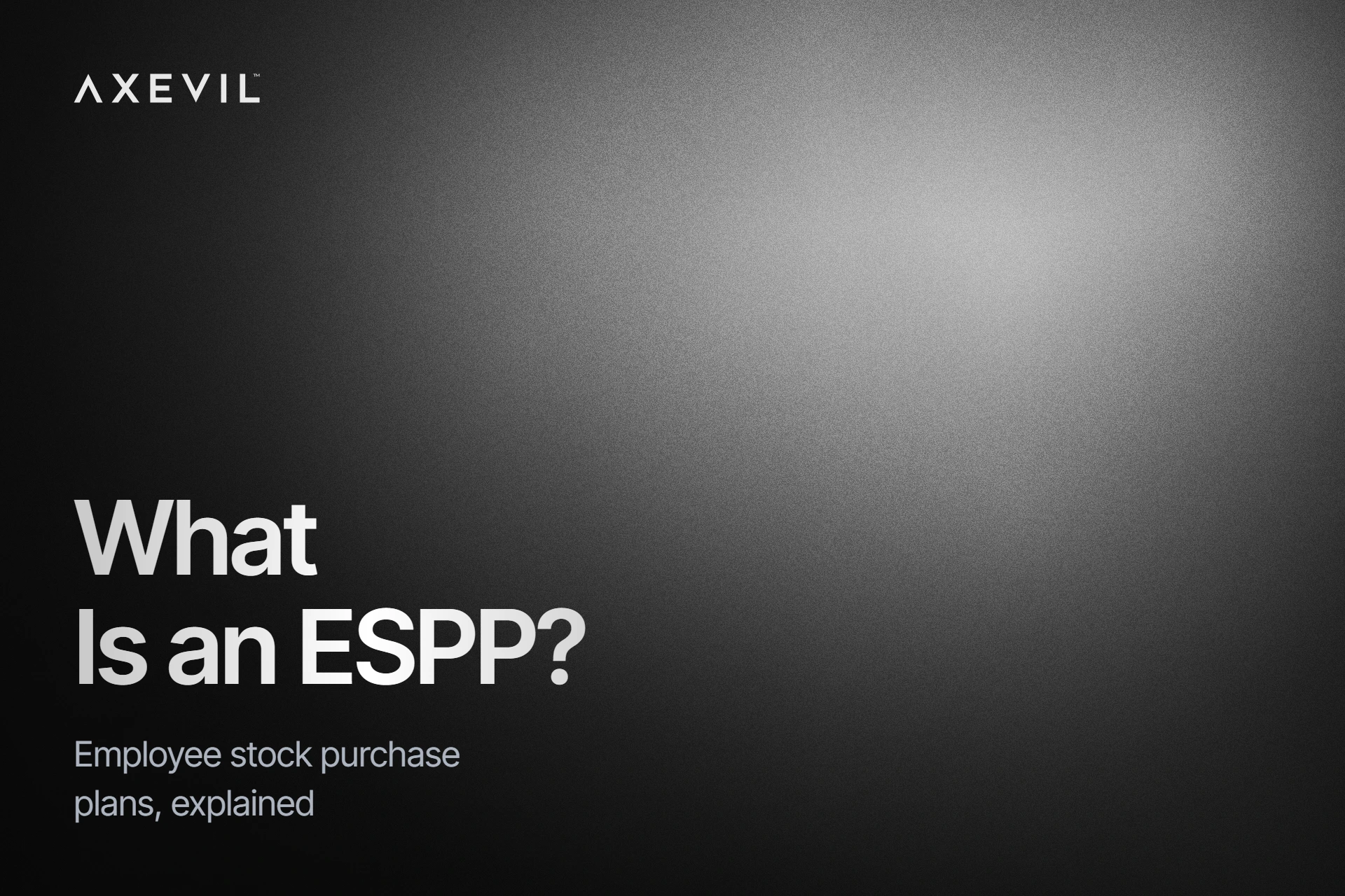 Cover: "What Is an ESPP?" set over a soft aurora gradient.
